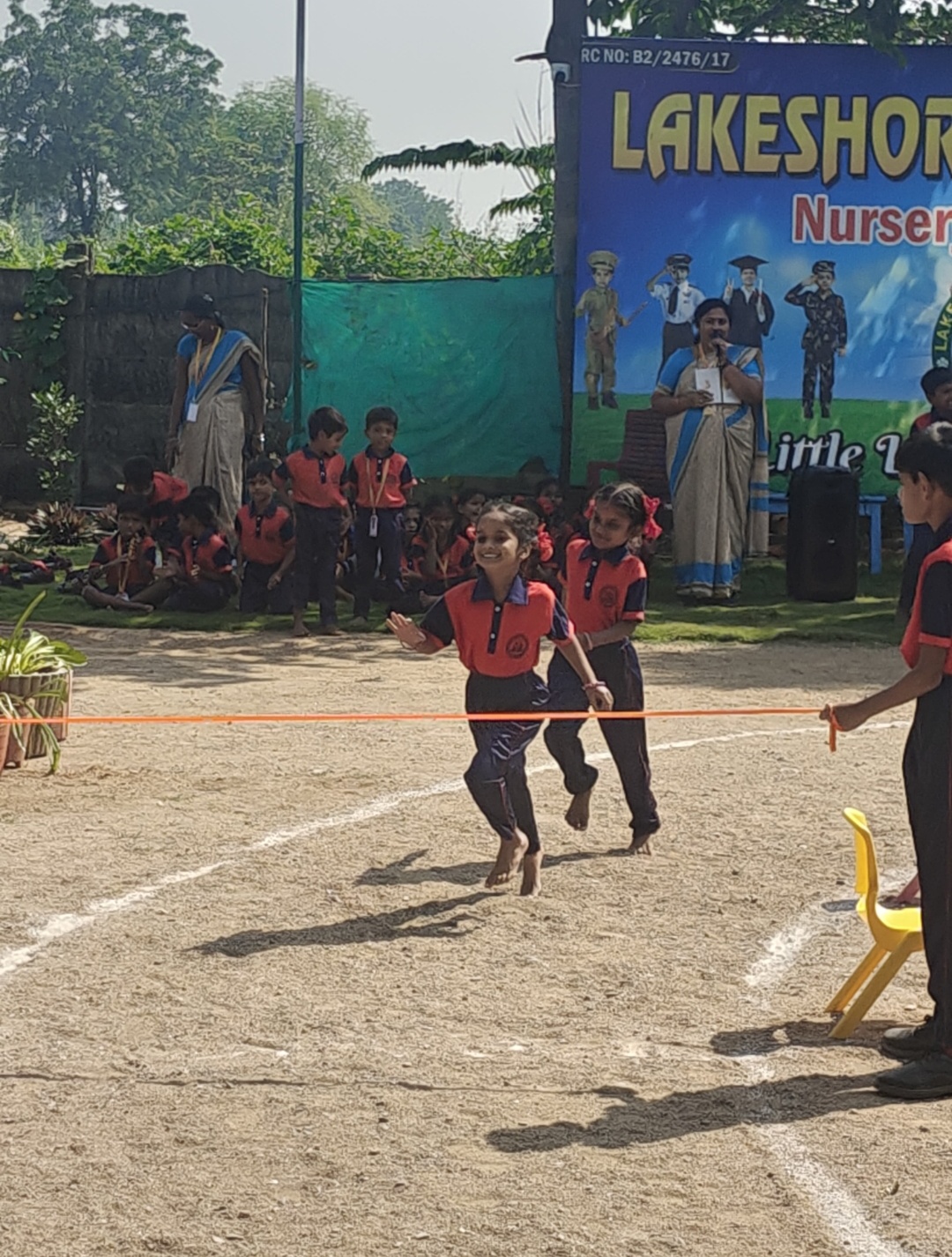 Sports Day Running Race at Lakeshore School